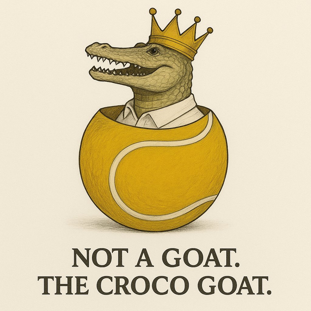 5️⃣ 💡 Official Slogan:
“Not a GOAT. The Croco GOAT.”🐊👑
Croco GOAT doesn’t imitate.
It writes its own legend.
👉 #CrocoGOAT #Legendary #MemeCoin #NFT #community #solana