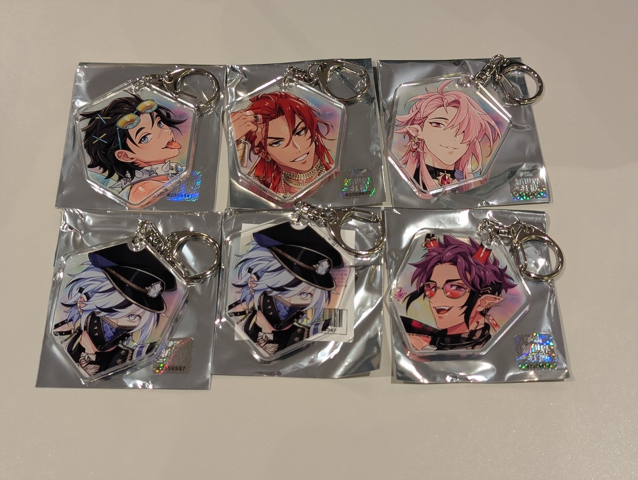 NU:カーニバル ぬカニ カラ鉄 特典 ルームキー 玖夜 NU:カーニバル カラオケの鉄人 玖夜 ルームキー 購入特典 2点セット NU