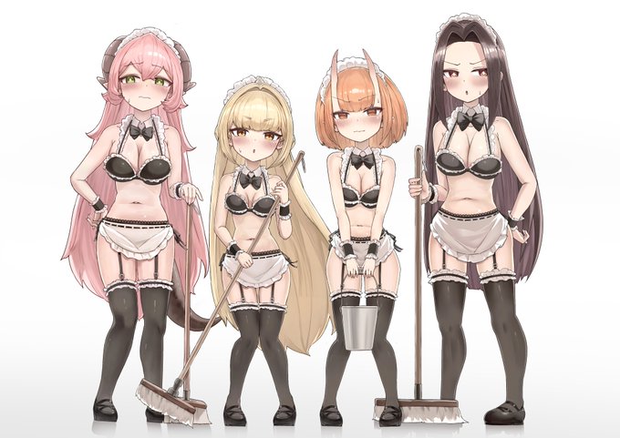 今回描いた同人誌に登場するキャラクターを描いてみました。 