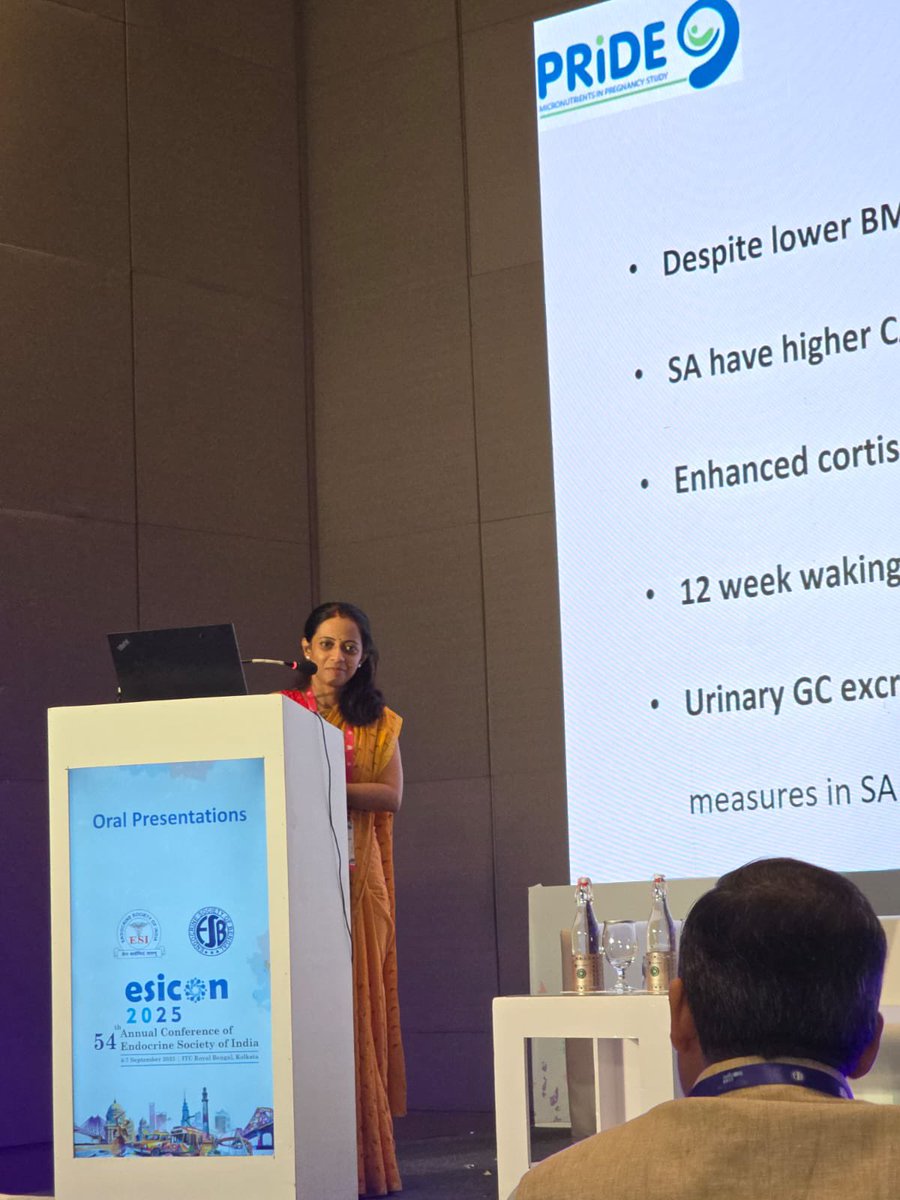 hemsdoc's tweet image. Presenting some salivary cortisol data in South Asian and White Caucasian pregnancies from the PRiDE-HPA study at #ESICON 
#gestationaldiabetes #GDM #diabetes #pregnancy 
@ponnsara 

And catching up with old friends!
#endocrinology #Endocrinology