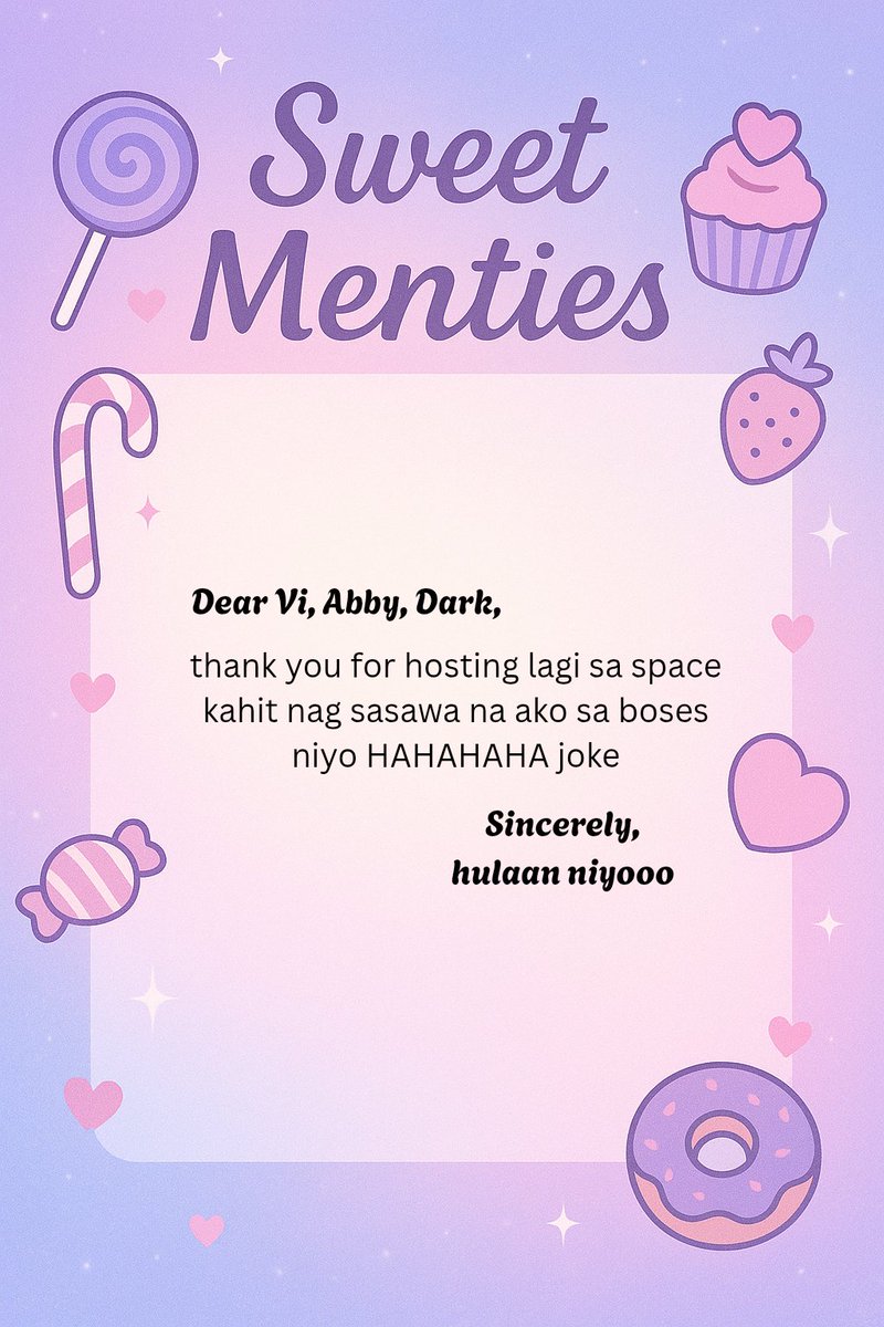 💌: Vi, Abby, Dark
📤: hulaan niyooo