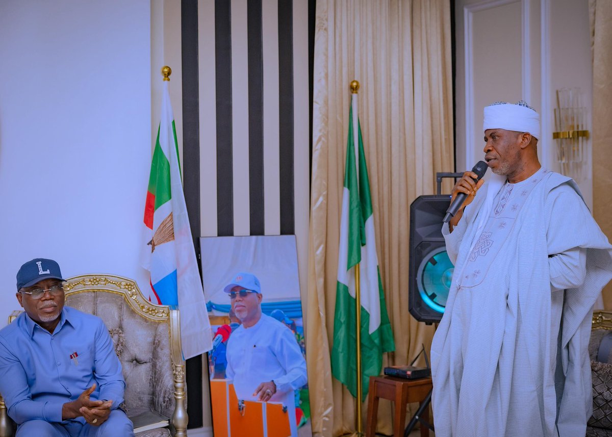 OndoStateOnline's tweet image. Gov. Lucky Aiyedatiwa met with Hausa community leaders &amp;amp; MACBAN reps in Akure, reaffirming govt’s commitment to security, unity &amp;amp; religious tolerance. He urged peaceful coexistence as stakeholders pledged stronger cooperation. #OndoState #Security #OndoisLucky #Ourease