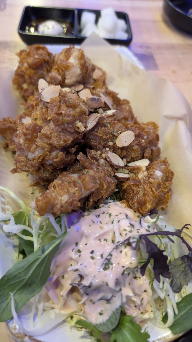炸鸡爱好者们，Ggangbu的杏仁炸鸡很不错