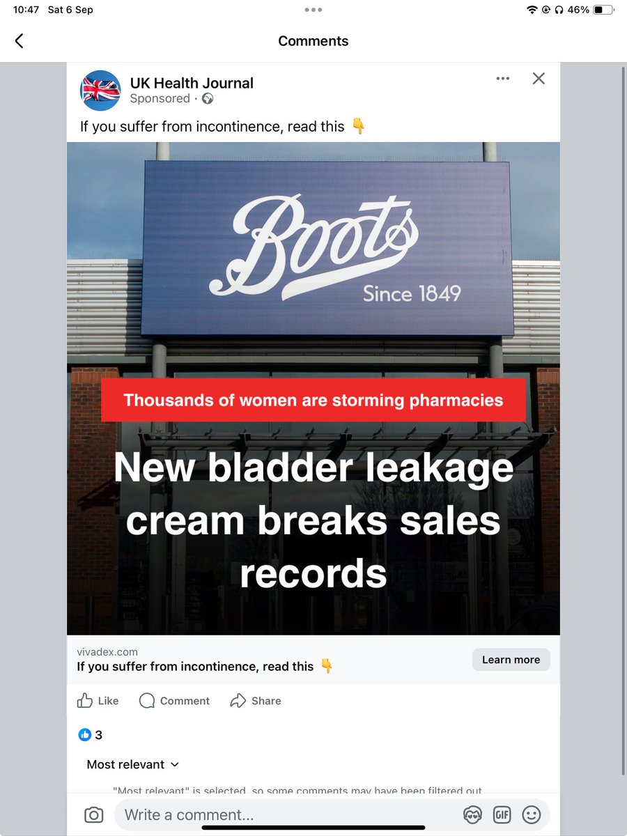 ⁦<a href="/BootsUK/">Boots</a>⁩ this is on Facebook is Boots supporting it?