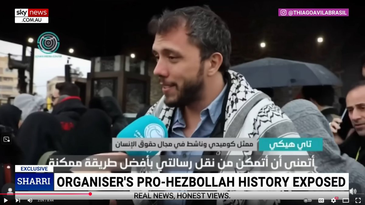 Организатор, друг и соратник Греты Тунберг, который не отходит от неё ни на секунду и находится прямо сейчас вместе с ней на судне - рассказал прессе, что он поклонник Хасана Насраллы - "борца против Запада". Это всё, что нужно знать о реальных целях "фрипалестайнской" флотилии.