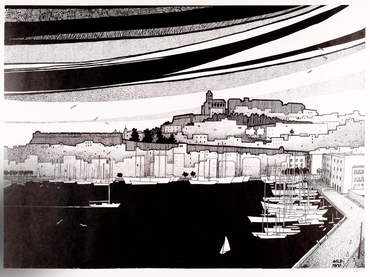 FundCarloandres's tweet image. Avui dissabte podeu visitar l'exposició "L'illa dels pintors" a la sala del Refectori de l'
@ajeivissa en horari de 11  a 13.30 h. "Vista d'Eivissa" #orpi   @BibliotecaEivis @CulturaGOIB @eivissacultura1 @TrigueroIbiza @FannyTurRiera @sararamnrosell @Consell_Eivissa @Qomomolo