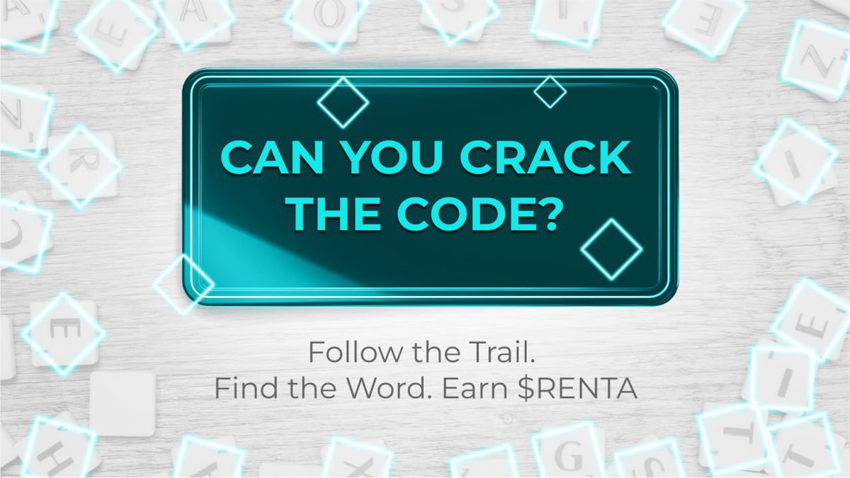🤩Dive into the Next Cipher Challenge: Unlock the Word, Win $RENTA! 🤩

AiRen is back with a new cipher challenge — and it’s already begun.

AiRen is thrilled to launch another Mind-blowing cipher challenge! Hidden within this post and the ones to follow are letters that form a