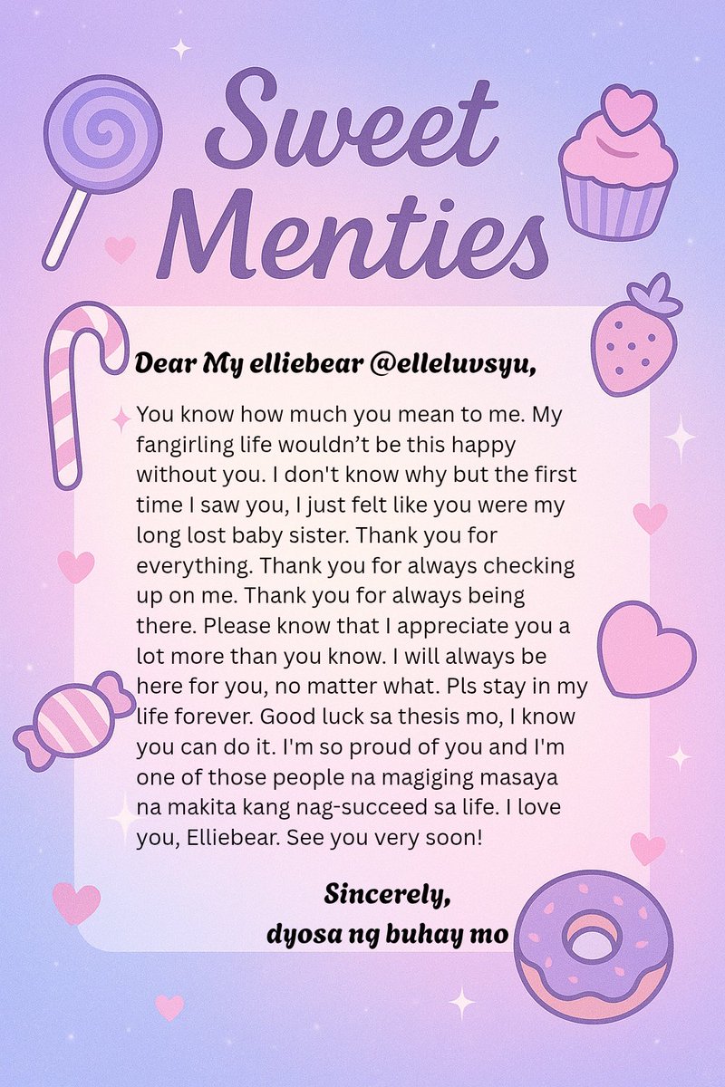 💌: My elliebear <a href="/elleluvsyu/">ellie🐰</a>
📤: dyosa ng buhay mo