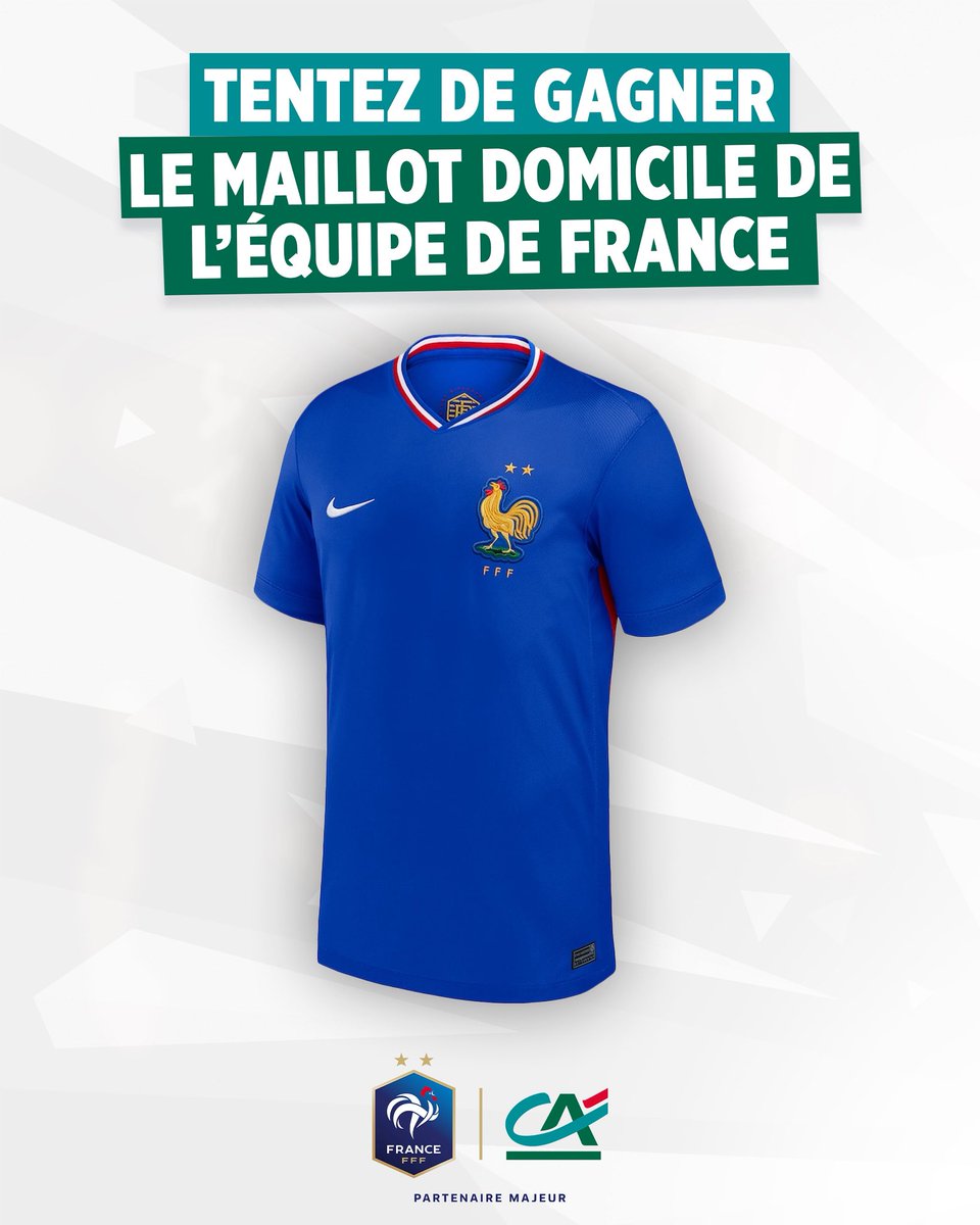 OnaTousunCôtéFoot ⚽️ (@tousuncotefoot) on Twitter photo 🎁 À GAGNER : 𝗨𝗡 𝗠𝗔𝗜𝗟𝗟𝗢𝗧 𝗗𝗢𝗠𝗜𝗖𝗜𝗟𝗘 𝗗𝗘 𝗟’𝗘́𝗤𝗨𝗜𝗣𝗘 𝗗𝗘 𝗙𝗥𝗔𝗡𝗖𝗘 ! 🇫🇷
Pour jouer :
🔁 RT la publication
➕ ABONNE-TOI à <a href="/tousuncotefoot/">OnaTousunCôtéFoot ⚽️</a>
🖊️ INDIQUE EN COMMENTAIRE la taille du maillot que tu souhaites.
🍀 Fin du jeu mercredi 10 septembre. 🎁 À GAGNER : 𝗨𝗡 𝗠𝗔𝗜𝗟𝗟𝗢𝗧 𝗗𝗢𝗠𝗜𝗖𝗜𝗟𝗘 𝗗𝗘 𝗟’𝗘́𝗤𝗨𝗜𝗣𝗘 𝗗𝗘 𝗙𝗥𝗔𝗡𝗖𝗘 ! 🇫🇷
Pour jouer :
🔁 RT la publication
➕ ABONNE-TOI à <a href="/tousuncotefoot/">OnaTousunCôtéFoot ⚽️</a>
🖊️ INDIQUE EN COMMENTAIRE la taille du maillot que tu souhaites.
🍀 Fin du jeu mercredi 10 septembre.