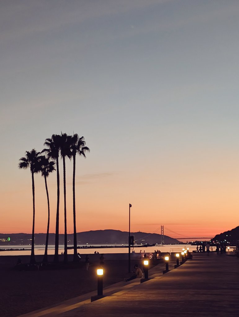 神戸の今🌇
夏の終わり、須磨海岸にて🌴