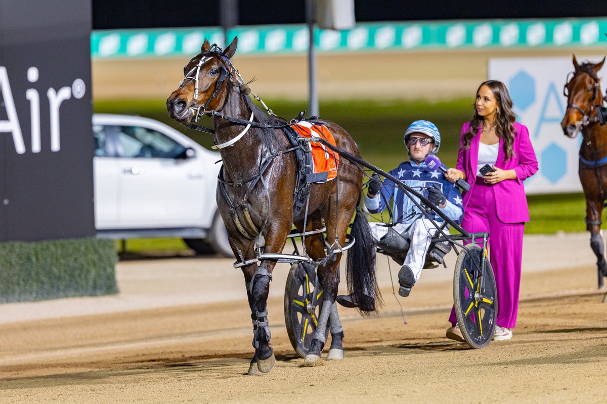 Bogdanavic scores in the Group 2 <a href="/CobbittyEquine/">Cobbitty Equine Farm</a> NSW Breeders Challenge Blue 2YO Colts &amp; Geldings Final.🏀🏆

Trained and driven by <a href="/JackPainting/">jack painting</a>, the gelding by Fear The Dragon (US) out of Silent Rapture NZ recorded a mile of 1.53.2.

#NSWBred | 📸 <a href="/Pacepix_AU/">PACEPIX</a>