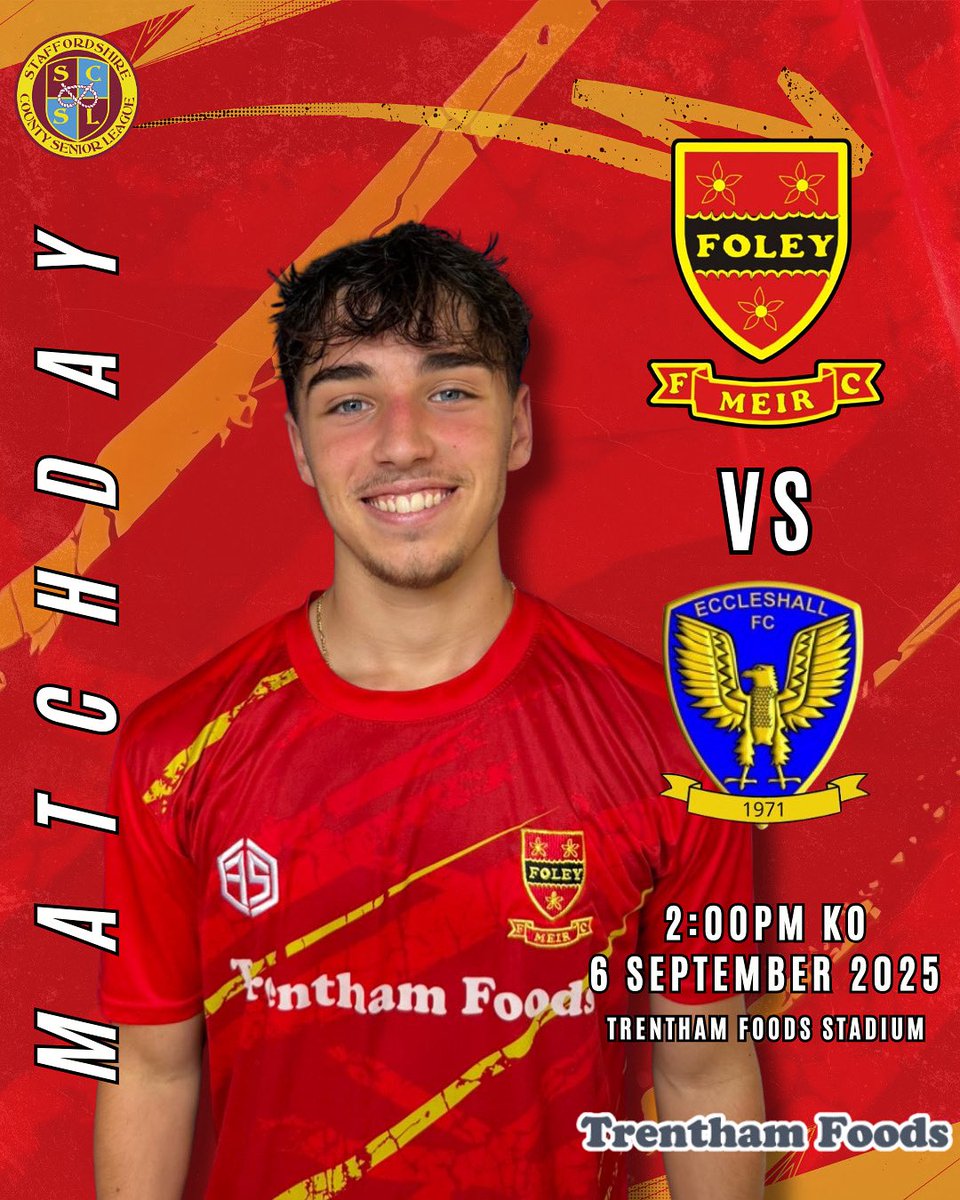 ⚽ MATCHDAY - SCSL ACTION! ⚽

It’s home action this afternoon for our SCSL side as they take on Eccleshall Reserves at the Trentham Foods Stadium! 🔴⚫

The lads will be aiming to put on a strong display and keep building momentum in the league – if you can’t make it to
