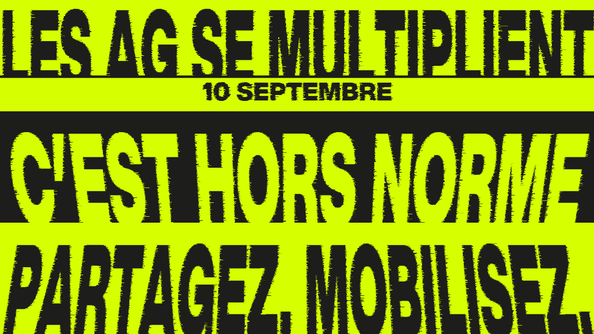 bloquonstout's tweet image. 🔥 LES AG SE MULTIPLIENT DANS TOUT LE PAYS.

C’EST HORS NORME.
CE QUI SE PRÉPARE EST GIGANTESQUE.
PERSONNE N’EST PRÊT POUR LA VAGUE QUI ARRIVE.

👉 Le 10 septembre, ce ne sera pas une simple mobilisation.

CE SERA UN SÉISME POPULAIRE.

⚡ PARTAGEZ. MOBILISEZ. ON N’ARRÊTERA PLUS.