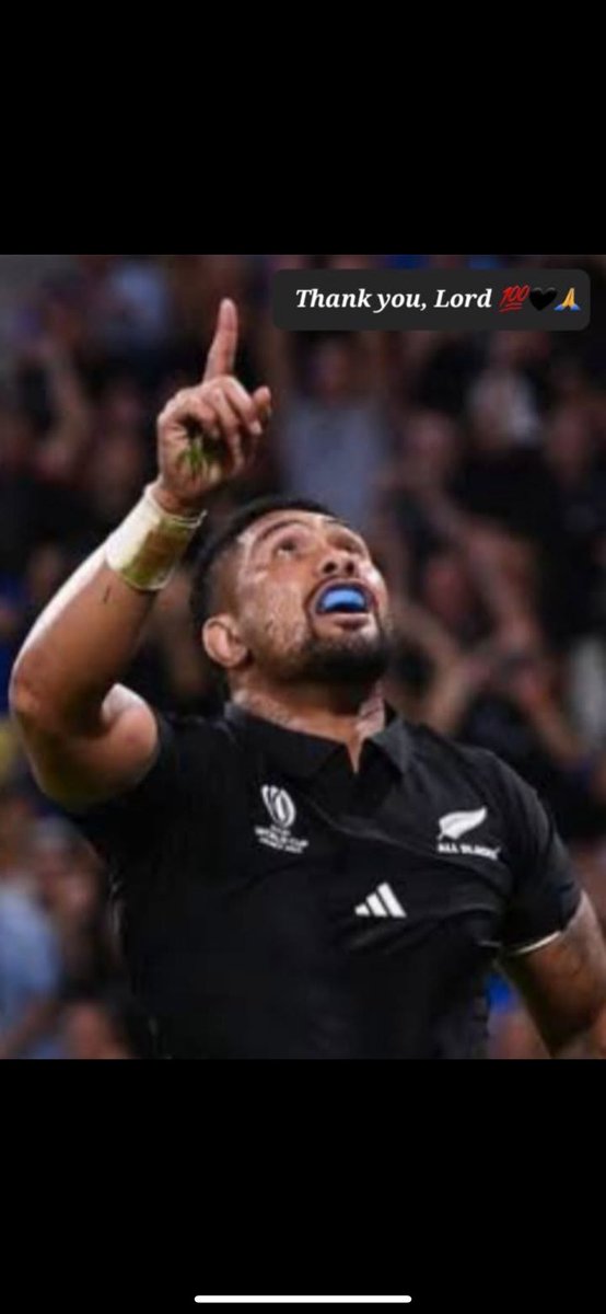 BrianTamakiNZ's tweet photo. This what i also love about Ardie Savea beside his Skill and Sharp Rugby Intuition..

He loves Jesus Christ Openly.

He possible Saved The All Blacks tonight with Winning The Ball at the Collision Point under our Goal Posts…

He Openly Thanks Jesus Christ and Captain Barret Says hes The Teams “Spiritual Leader”

Maybe Politicians beed to take a Leaf out of Ardies Book

Go The Mighty All Blacks.