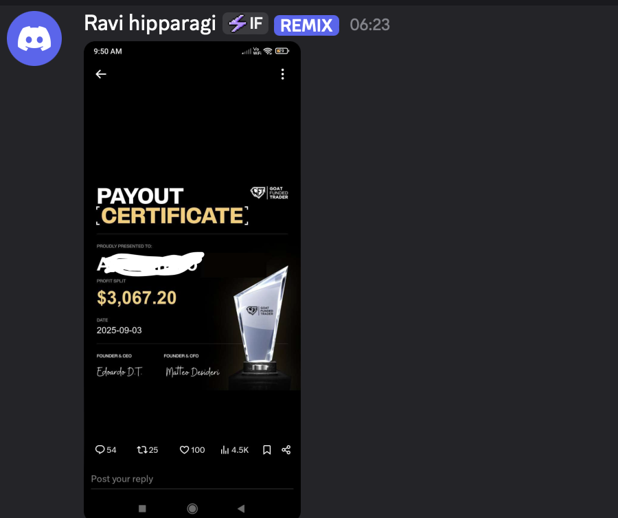 Every time I open our GFT Discord Server,

this is what I see…

And it’s always a great feeling to see more and more people receiving their payouts,

guaranteed within 2 business days.