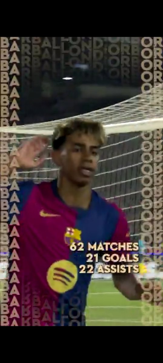 This is false. Lamine Yamal only scored 9 goals