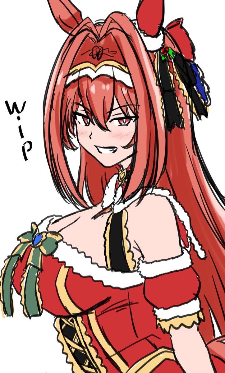 ダイワスカーレット(ウマ娘) 「wip」|四国犬@skeb募集中のイラスト