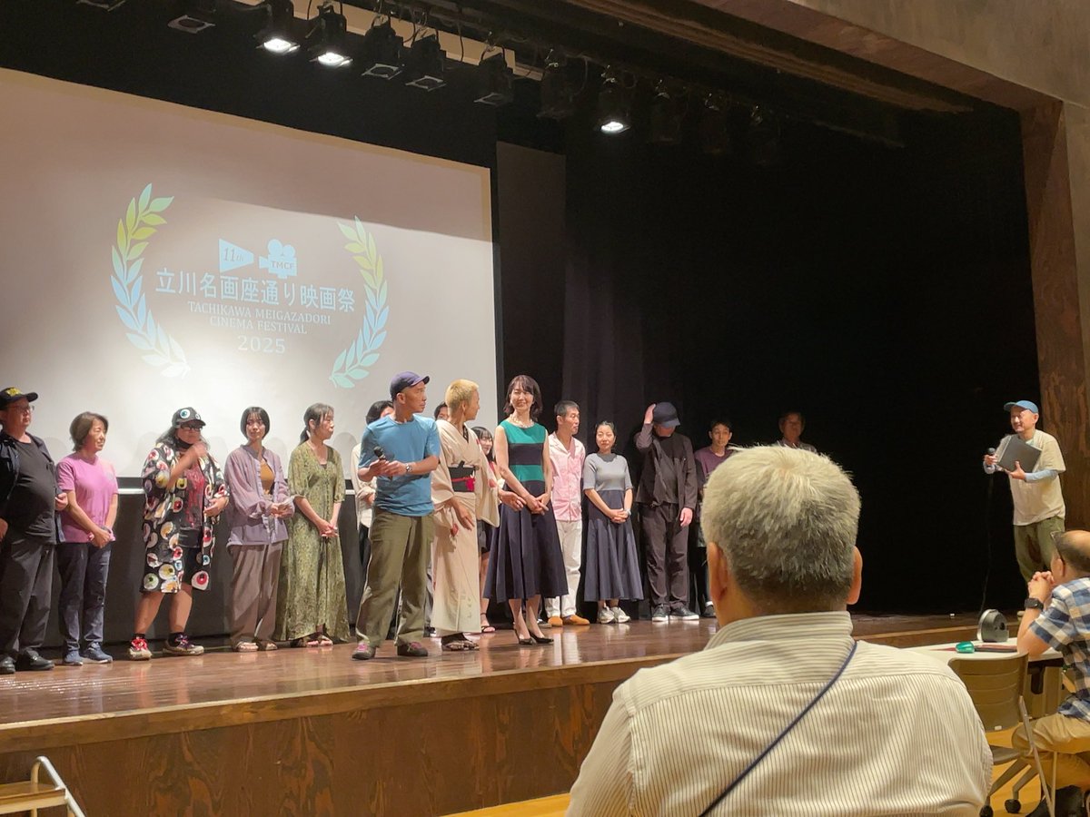 立川名画座通り映画祭🎬
『誰かの大切』無事に上映終わりました。
そらさん、ウォンさん、五十嵐さんと参加できて良かった！
お客さんいっぱいで、アットホームでとても賑わっていました🍊