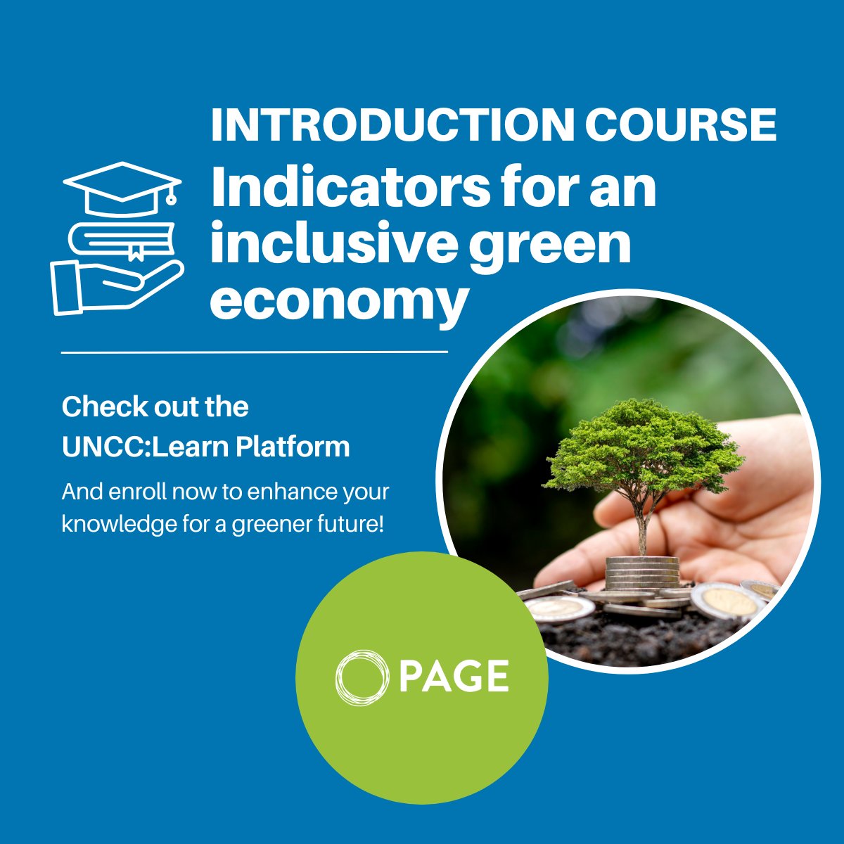 #LearningWithPAGE

Get insights into the indicator frameworks used by top international organizations. Make an impact with data!

Join the intro to Green Economy Indicators Course! f.mtr.cool/mjudebxthv