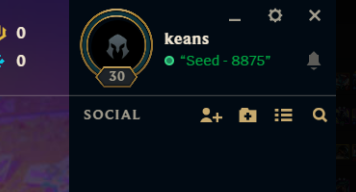 FOR ALL TRIALS PLAYERS
TOURNEY REALM USES DIFFERENT SEEDS!

4322 - Ryze on 7 seed

0202 - Really good seed for making day 2

8008 - Ahri seed

1738 - Lots of Samira's for some reason

0908 - Guarantees a ticket when they go on sale (only works if you're Challenger)

8875 - DO NOT