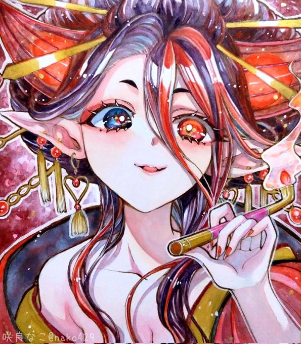 黒×赤の組み合わせ、好きすぎでは… #黒の日