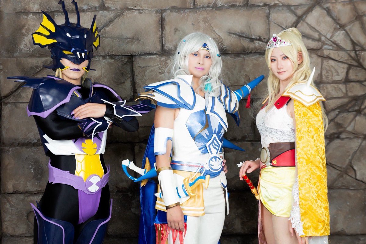 Final Fantasy Ⅳ
　バロン王国の幼馴染

セシル→みー助
カイン→ぢゅん(<a href="/jun_kaeru/">ぢゅん</a> )
ローザ→花菜(<a href="/Ha_cosp/">花菜(はな)</a> )

📸→しゅんさん(<a href="/shun_nc30/">しゅん3110＠復活</a> )
studio→ワンスタジオ2号店(<a href="/ONEStudio2/">ワンスタジオ</a> )

#2025東海FF4併せ
#コスプレ　#cosplay  #finalfantasy4