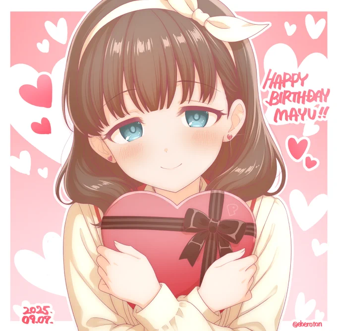 まゆお誕生日!!おめでとおおお!!! #佐久間まゆ誕生祭2025 #佐久間まゆ生誕祭2025