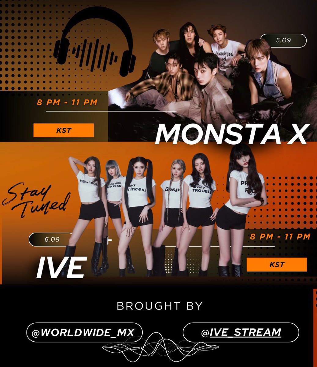 divearchive_'s tweet photo. 📻Day 2 of our Stationhead Collab for #IVE and #MONSTA_X will start in less
than an hour. 

In collaboration with @worldwide_mx 

🗓️ September 6th
⏰ 8PM - 11 PM KST
📍 https://t.co/KlSWnaD89W

 #IVEgotMONBEBE  #DIVEintoMONSTAX https://t.co/8pDFiDme9S