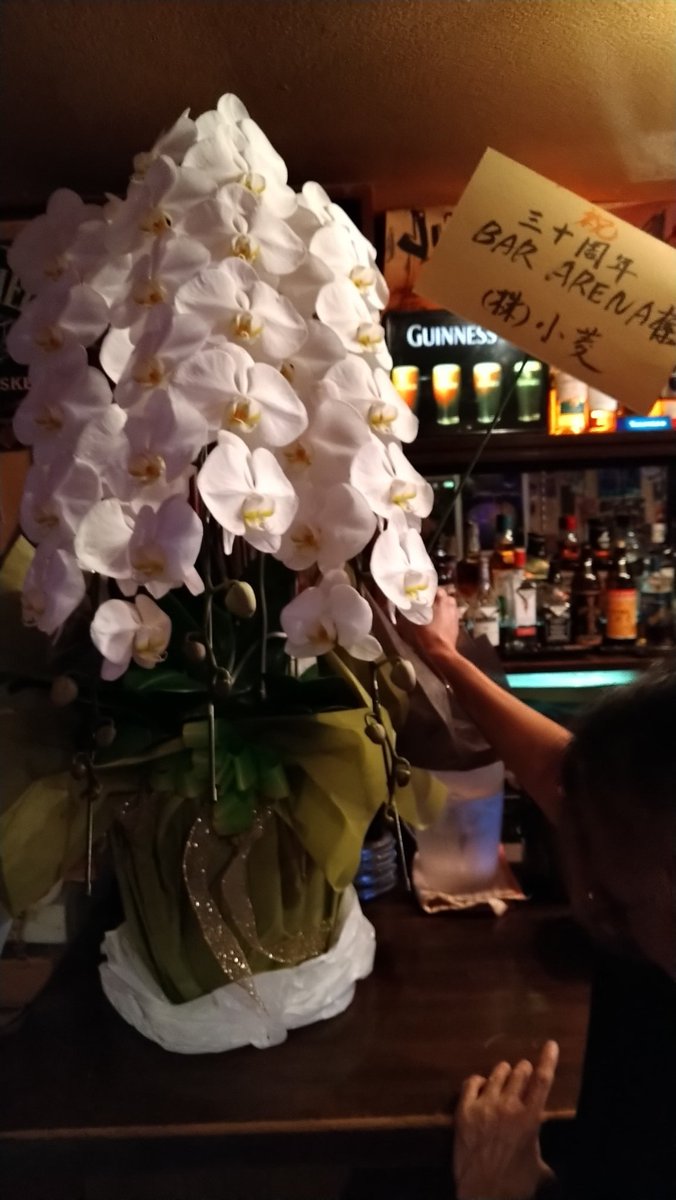 ３０周年のお花をいただきました！
ありがとうございます！