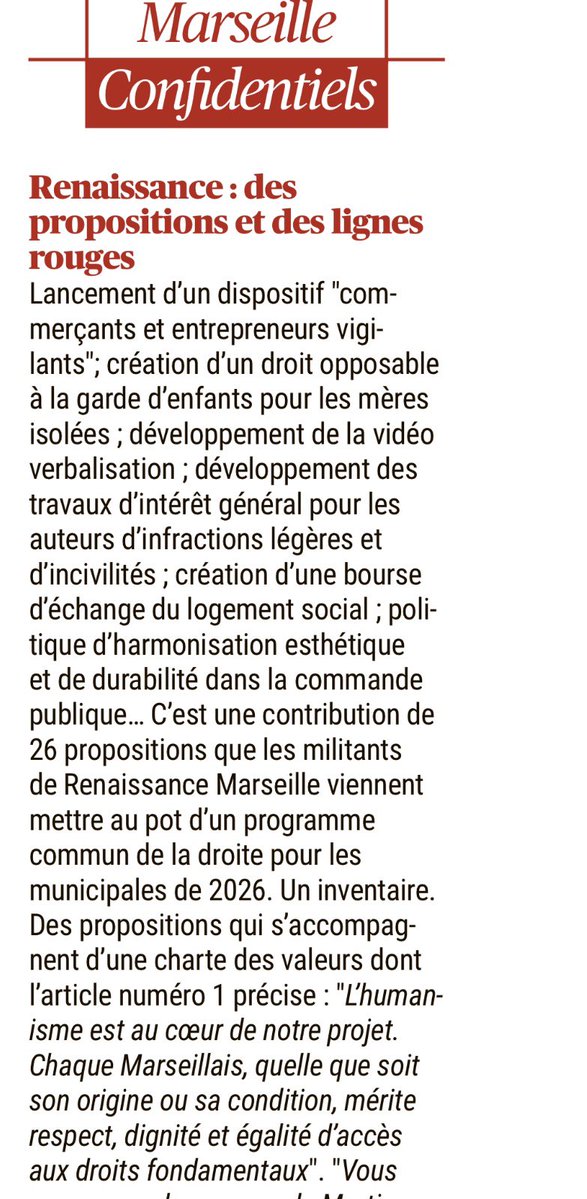 Maxime BOUDET (@maxime_boudet) on Twitter photo 🔹 À #Marseille, <a href="/Renaissance/">Renaissance</a> avance : 26 propositions + une charte de valeurs.
Un parti qui propose, qui rassemble, sans jamais se renier. Un parti qui regarde les faits en face.
— Respect, dignité, égalité : la citoyenneté et la République au cœur de notre action ! 🇫🇷 🔹 À #Marseille, <a href="/Renaissance/">Renaissance</a> avance : 26 propositions + une charte de valeurs.
Un parti qui propose, qui rassemble, sans jamais se renier. Un parti qui regarde les faits en face.
— Respect, dignité, égalité : la citoyenneté et la République au cœur de notre action ! 🇫🇷