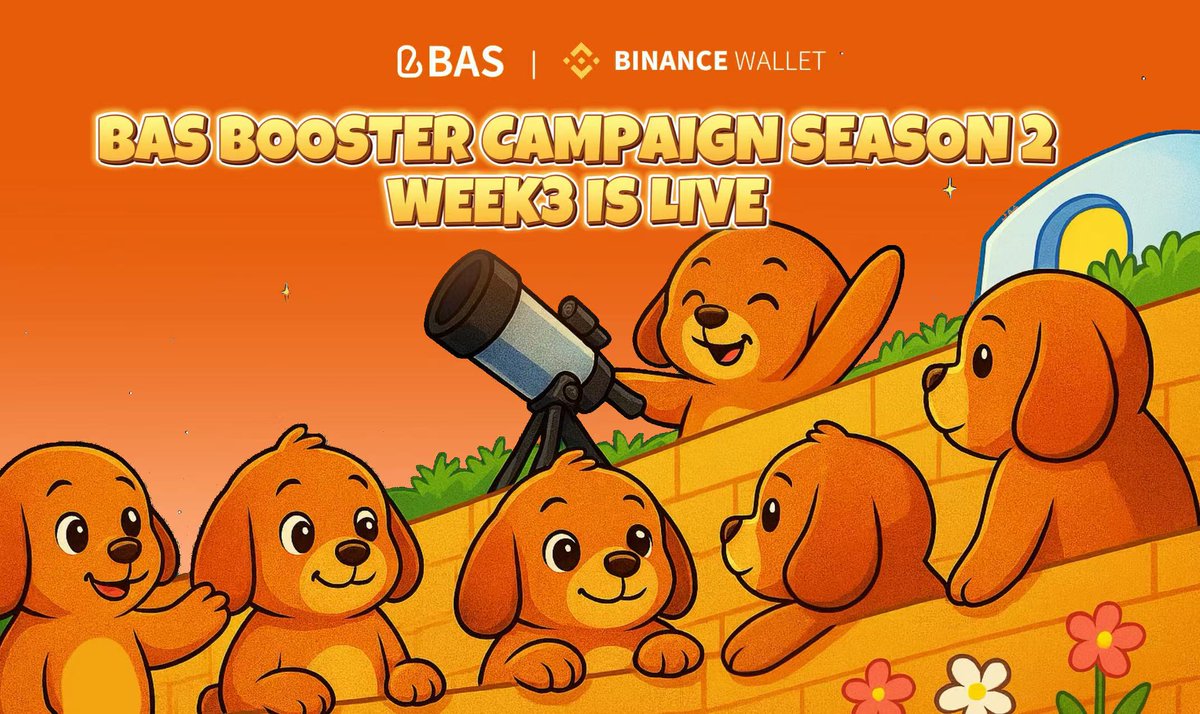 BAS(BNB Attestation Service) (@bascan_io) on Twitter photo 🟠 BAS Booster Campaign x <a href="/BinanceWallet/">Binance Wallet</a> — Season 2, Week 3 is LIVE!
- Sep 6, 14:00 (UTC+8) → Sep 13, 14:00 (UTC+8)
- Rewards Pool: 49,000,000 (0.49%) BAS Tokens
- Eligibility: 61+ Alpha Points
🟠 This week’s tasks:
- Verify Your BSC Balance — share 12.5M BAS
- Buy Alpha 🟠 BAS Booster Campaign x <a href="/BinanceWallet/">Binance Wallet</a> — Season 2, Week 3 is LIVE!
- Sep 6, 14:00 (UTC+8) → Sep 13, 14:00 (UTC+8)
- Rewards Pool: 49,000,000 (0.49%) BAS Tokens
- Eligibility: 61+ Alpha Points
🟠 This week’s tasks:
- Verify Your BSC Balance — share 12.5M BAS
- Buy Alpha