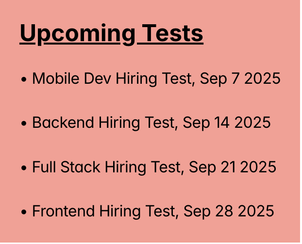Cactro | India’s Fairest Technical Test tweet media