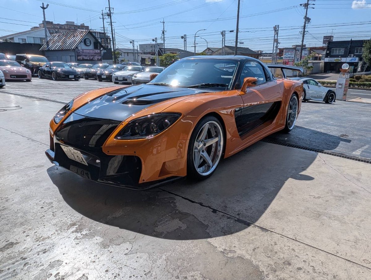 rx7_koma's tweet photo. ついに完成🔥
小学生から憧れた東京ドリフト仕様のRX7

21のガキですけど、みなさんよろしくお願いします🙇
こいつに似合う男にならんとあかんな💪

#rx7 #veilside #tokyodrift #ワイスピ https://t.co/JtnNPjpE36
