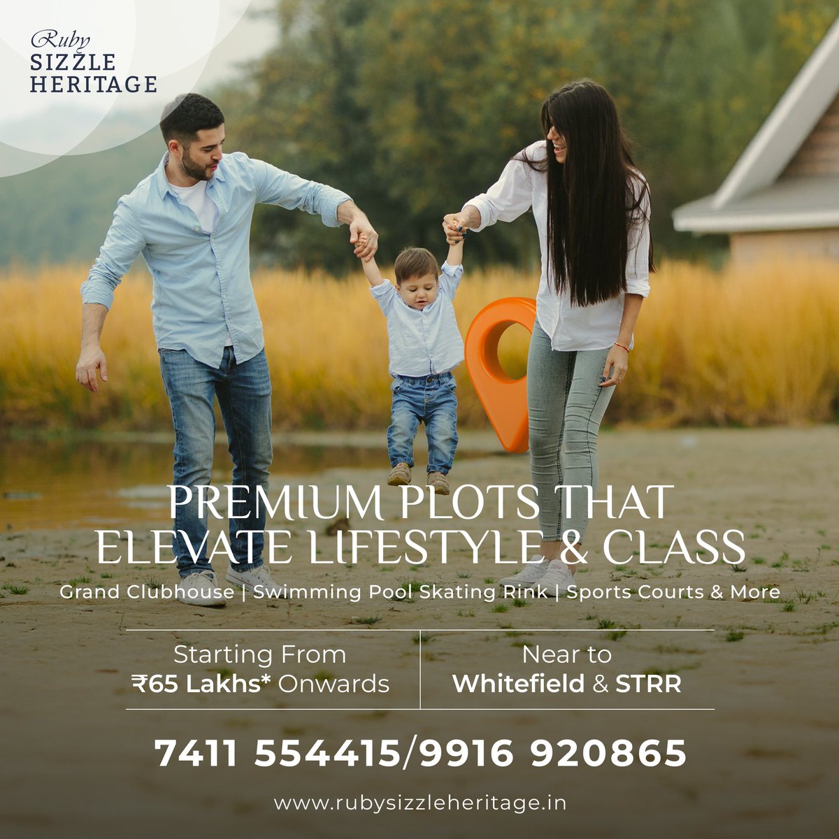 SizzleProperty's tweet image. Premium Villa Plots Close to Whitefield &amp;amp; STRR

Price Starts From ₹65 Lakhs*

🏞️ 22 Acres Plotted Layout | 377 Plots
📐 Plot Sizes: 1000 to 2400+ Sq. Ft.
✅ BMRDA Approved Layout
🏦 Loans Approved by Leading Banks

To Schedule a free site visit,
📞7411554415 

#plotsforsale