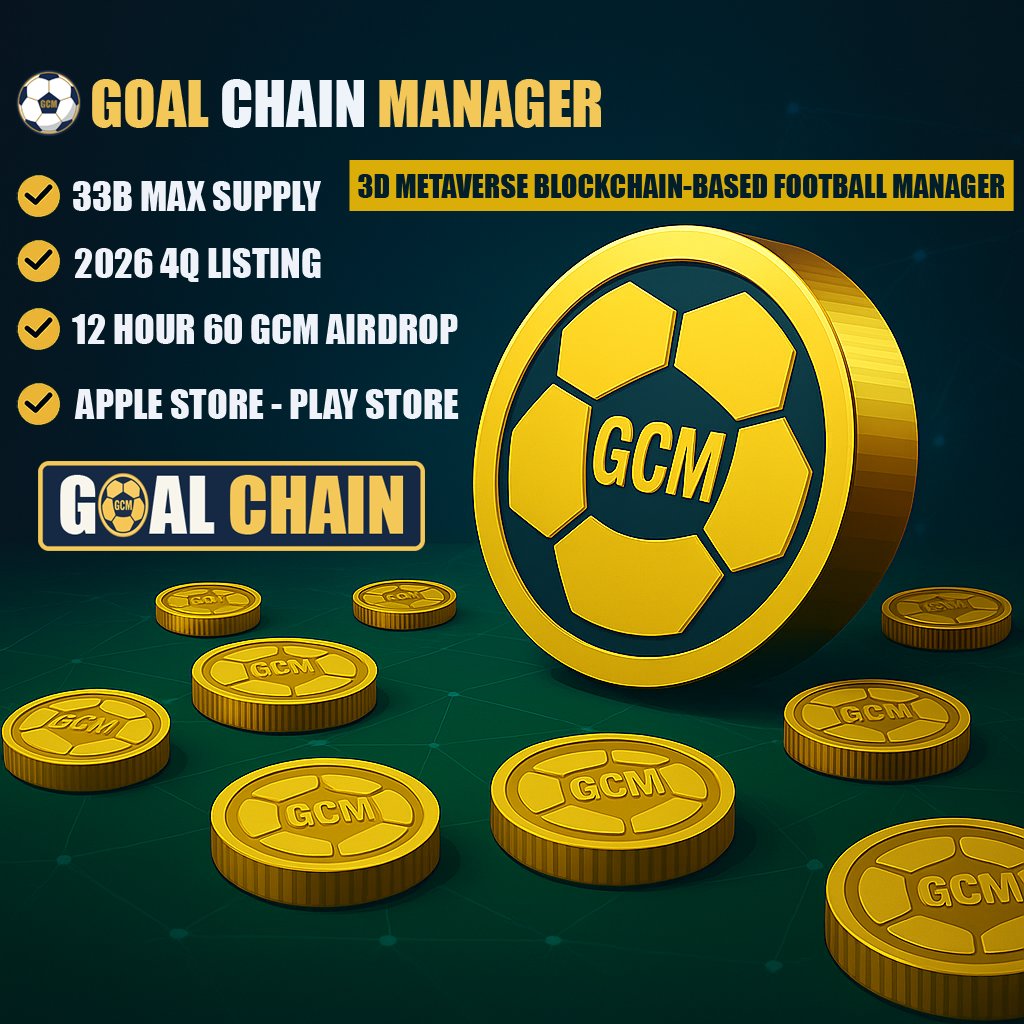 Goal Chain Manager Nigeria stands strong! 🚀⚽ We support this project 100%  and keep pushing awareness every day. GCM to the 🌙 moon! 💪🔥 #GoalChain  #GCM #Nigeria #Crypto #Blockchain