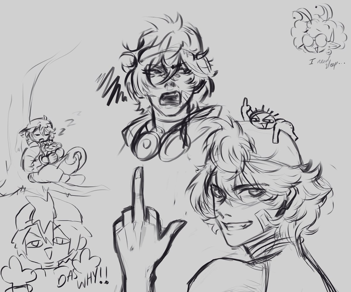 “I really should go to sleep right now…” I say before spending the next half hour doodling 

#KenjiArt #rkgk