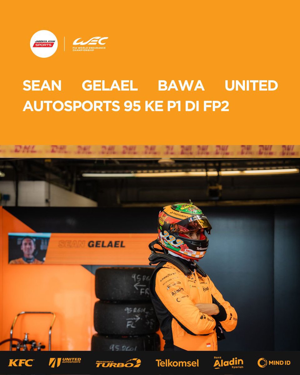 TeamJagonyaAyam's tweet image. Sekali lagi, tim United Autosports 95 memperlihatkan potensi nyata bahwa mereka benar-benar tim yang kompetitif.

#KFCIndonesia
#Pertamina
#PertamaxTurbo
#Telkomsel
#BankAladinSyariah
#MINDID
#WEC
#6HCOTA

Thread 👇🏻