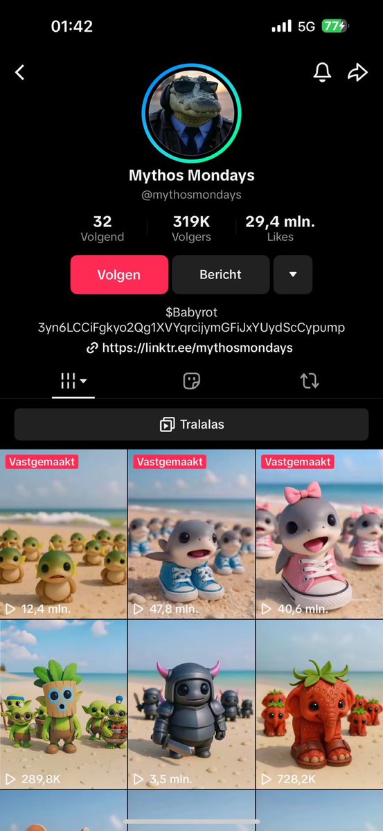 Who tf is selling this baby, hold for more gains, maybe I have a #brainrot. I haven't sold even at ath. Let's send $brainrot