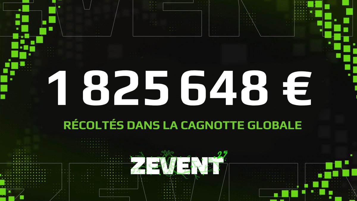 ZEVENT STATS CAGNOTTE 💚 tweet media
