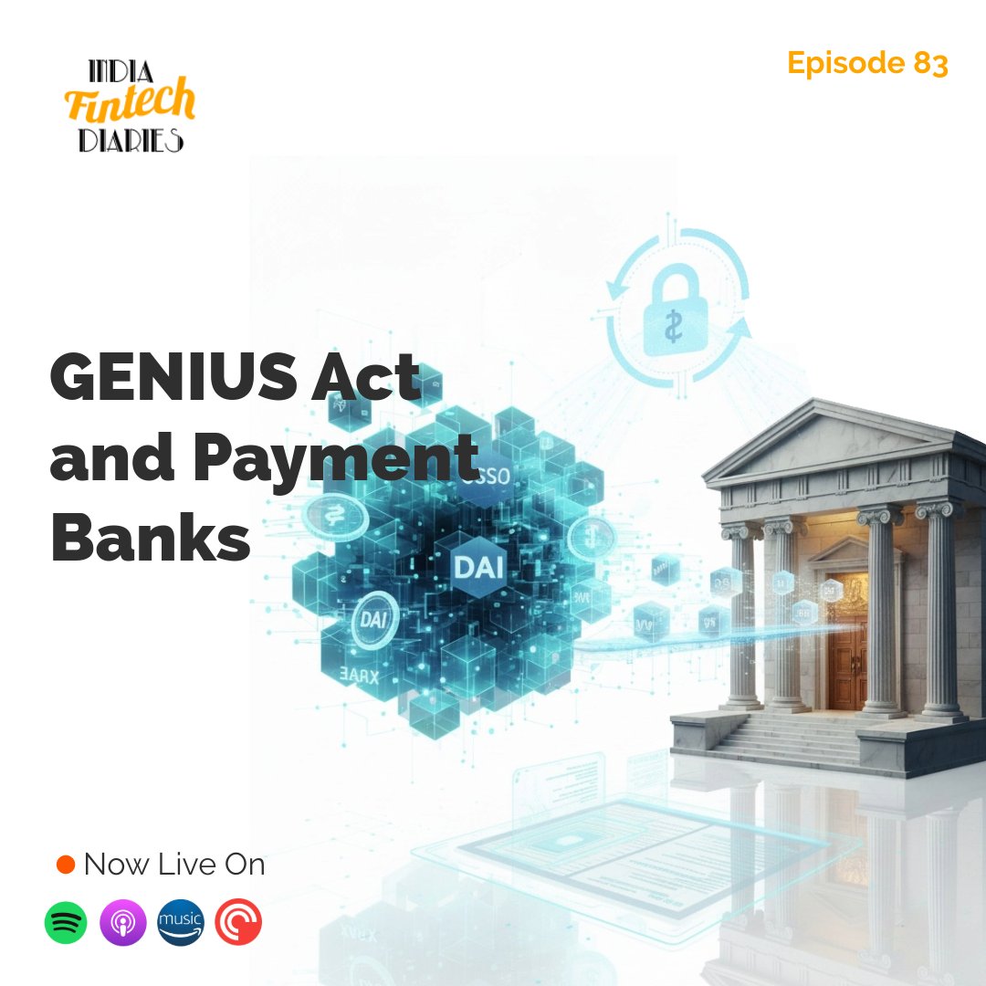 🏦🇮🇳 vs 🇺🇸: What do India’s Payment Banks &amp; the US #GENIUSAct have in common? Both aim for safe, inclusive money, but might struggle with scale. 🎧 Tune in as we unpack lessons for stablecoin regulation &amp; the future of finance: bit.ly/4m1Rf5o #podcast #Stablecoins