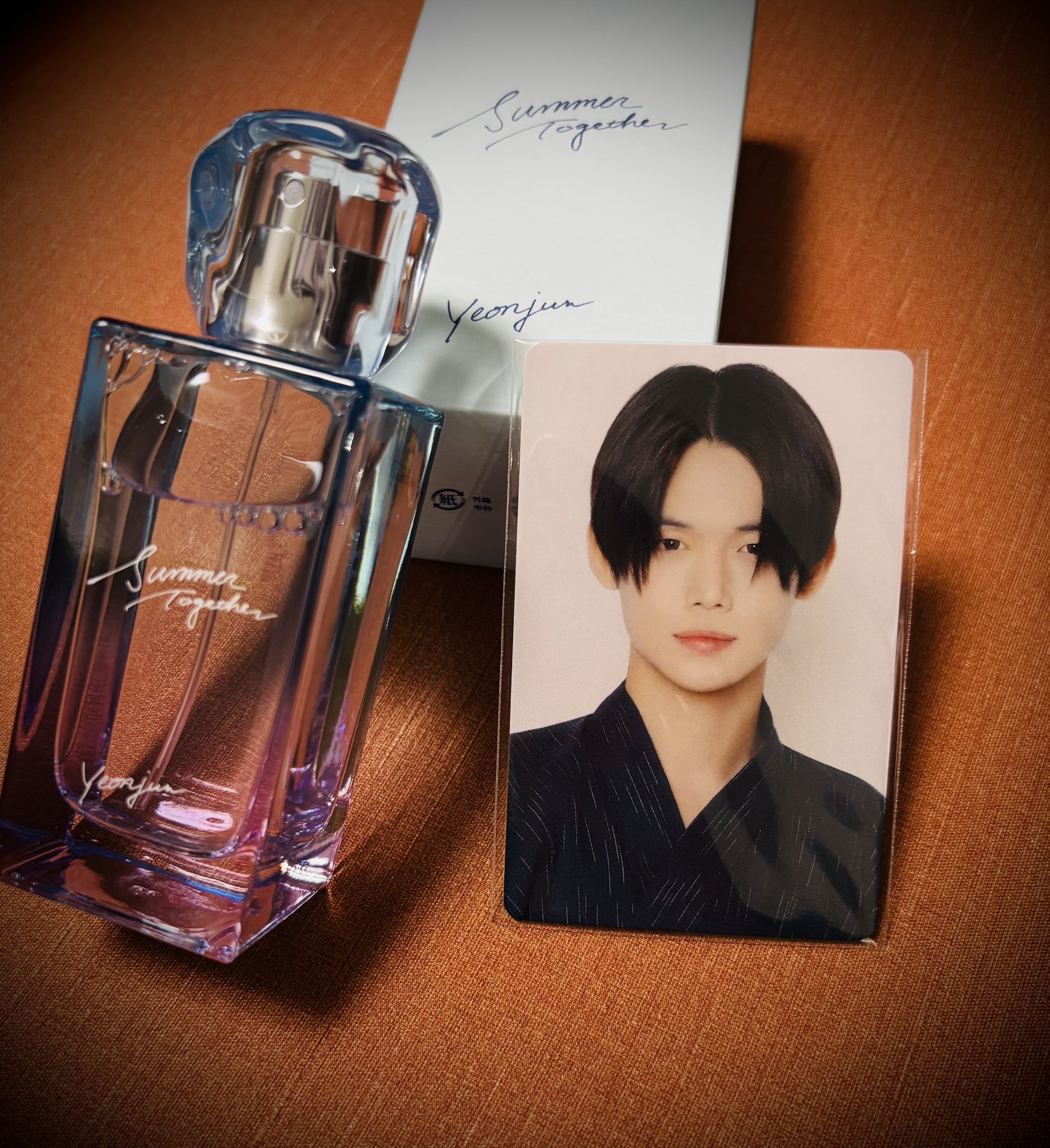 TXT SUMMER TOGETHER ヨンジュン 香水 パフューム　トレカ2枚 TXT SUMMER TOGETHER ヨンジュン 香水 パフューム TXT SUMMER