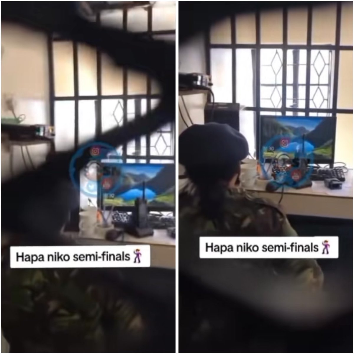 Kenyan Gen-Z In custody shoots his Shot at Female Police Officer, asks her out for Lunch Date.