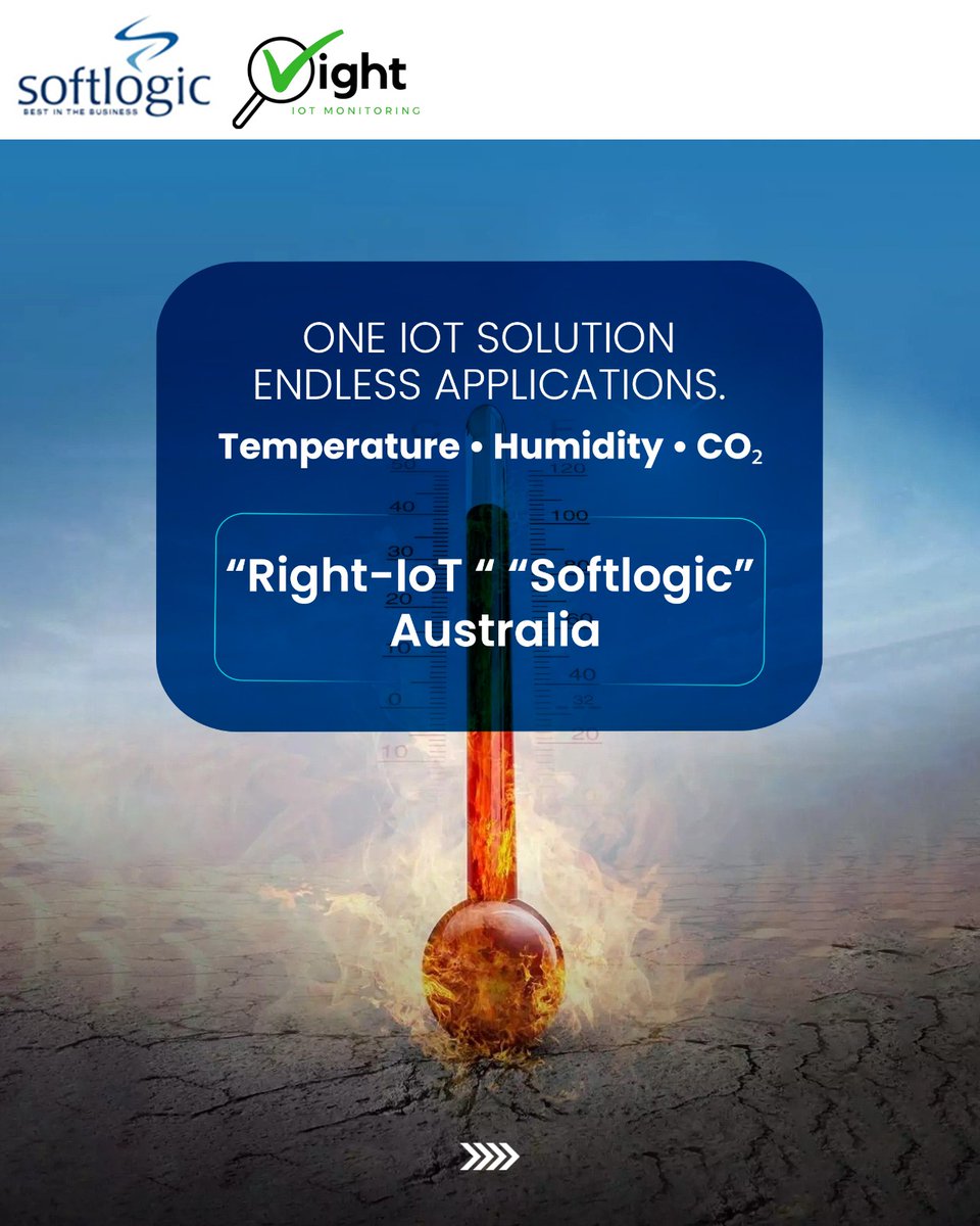 logic_soft14254's tweet image. Softlogic Australia’s Right-IoT Monitoring Solutions deliver smarter, safer, and more efficient environments across industries.

🌐softlogic.com.au
☎ 0481778909

#softlogicaustralia #rightiot #iotmonitoring #smartsolutions #climatecontrol #realtimemonitoring