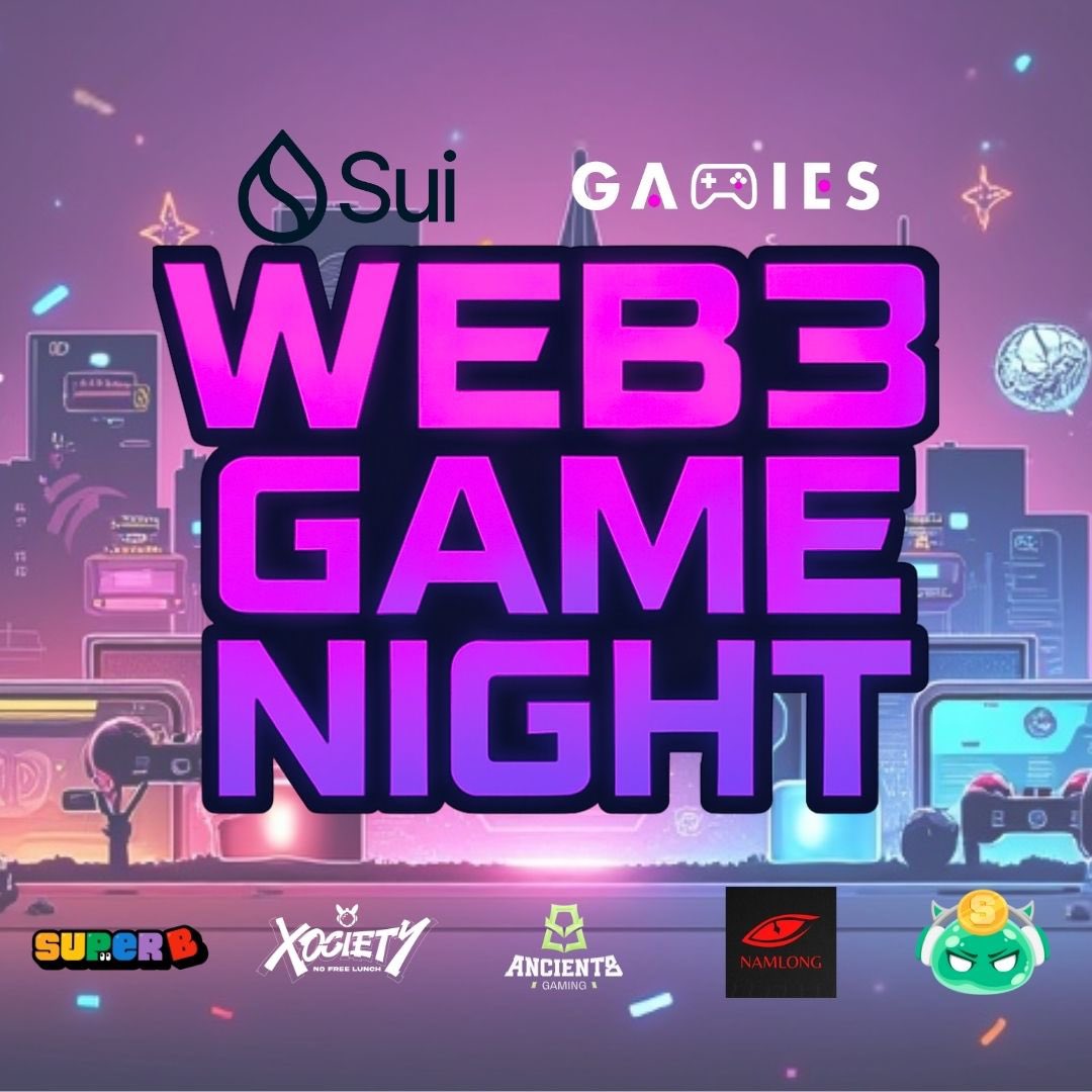 🎮 Web3 gamers, it's ON!
Sui Vietnam Meetup: Web3 Game Night
<a href="/SuiHubAPAC/">SuiHub APAC</a> 

 Today, we're also playing globally with TBW2025 Sui Gaming Showcase &amp; <a href="/xocietyofficial/">XOCIETY</a> community, connecting the world through Sui games! 🌍

Let's get hyped and game on today! 🎮
 #SuiGames