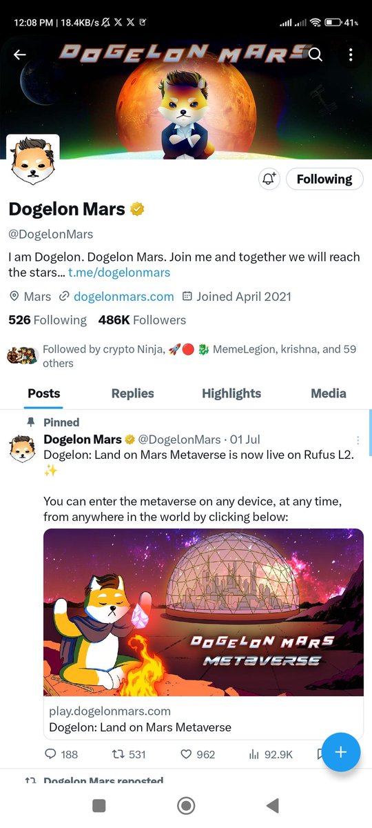 AirdropPlannet's tweet photo. @yumekoDOGELON @DogelonMars @Ecom_Marco @EdwinDogelon @MARSisPOSSIBLE @Heilagarh All Task Done 

@ShillTroops 
@Sourav6763 https://t.co/XRsUt3sYTo