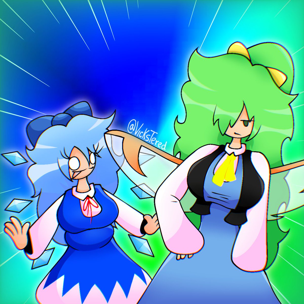 Cirno y Daiyousei
👀🍷