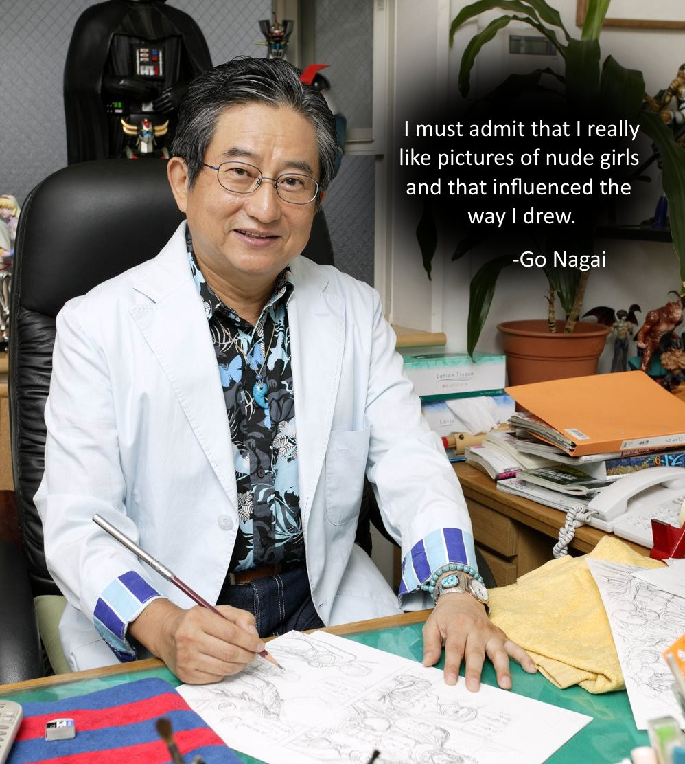 Happy fuckin 80th birthday to THE Deranged erotic mastermind himself, Go Nagai