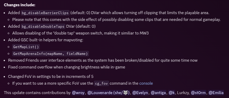 IW4x_dev's tweet image. We&apos;ve just released a new update: IW4x r4906 and Rawfiles v0.2.21!

Full changelog:
docs.iw4x.dev/misc/changelog