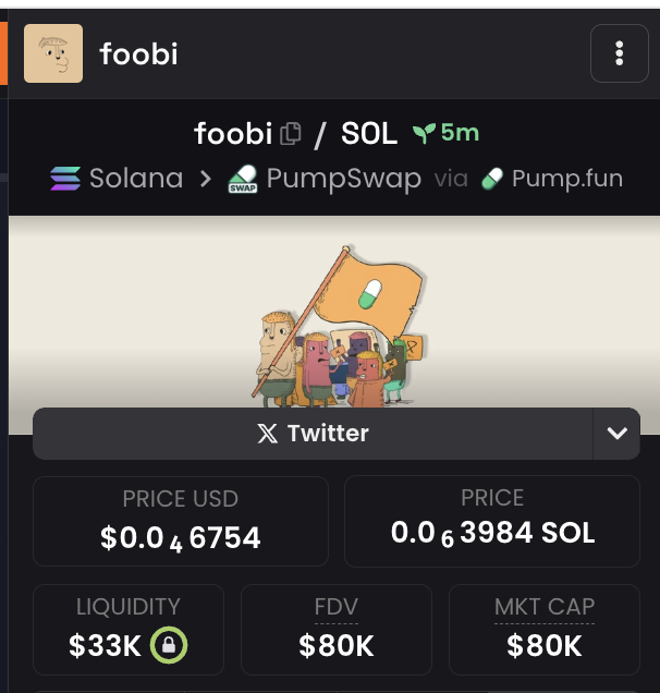 hearing things 
$foobi

HscC2PMiJ5X46XP8Hv6HHwbKMQBKBbNeciqEmhw3pump