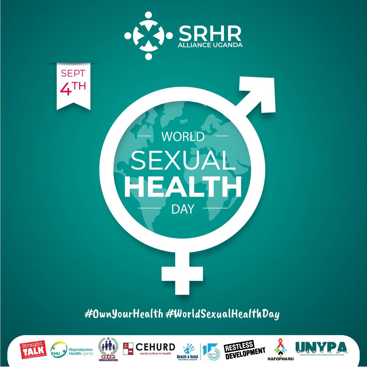 Mugibson's tweet image. Every year, September 4th is set aside to commemorate #WorldSexualHealthDay25.

This year’s theme was “Sexual Justice: What Can We Do?” and serves as a reminder that sexual health is a human right. #OwnYourHealth #SRHR4All #UnlockMySRHR